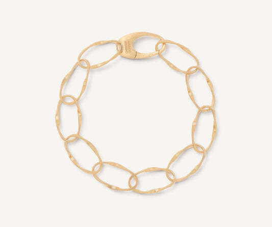 Yellow gold thin bracelet