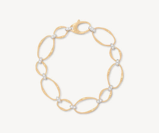 Flat diamond bracelet