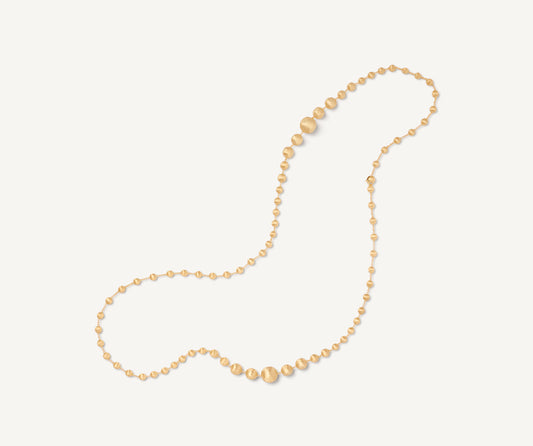 18kt yellow gold double-strand necklace