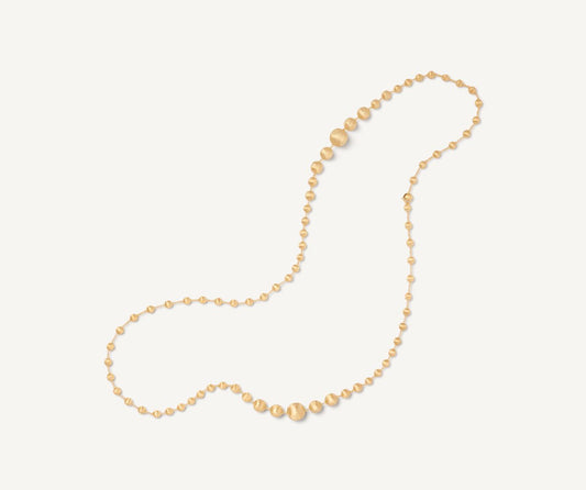 18kt yellow gold double-strand necklace