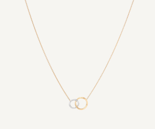 Diamond Infinity necklace with adjustable chain
