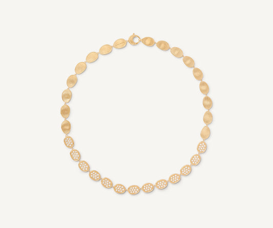 Gold diamond necklace