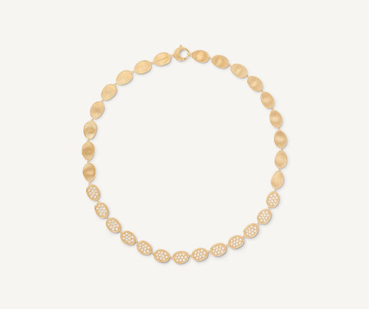 Gold diamond necklace