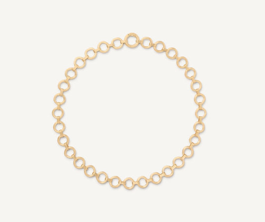 Yellow gold collar necklace