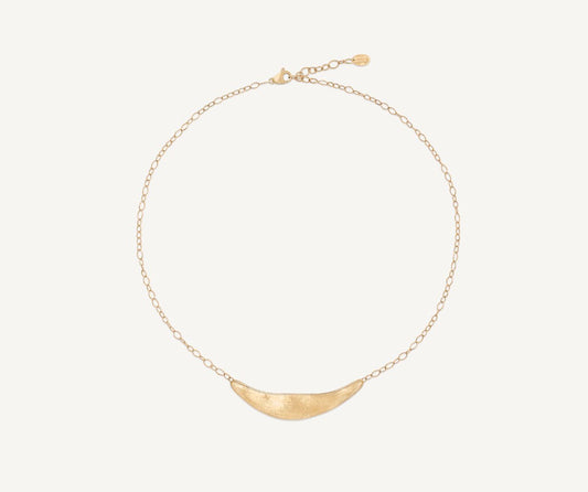 18kt yellow gold necklace with central element