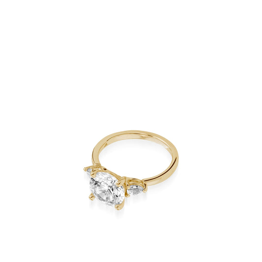 Dyani Yellow Gold Engagement Ring