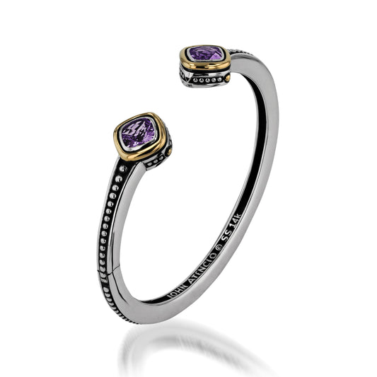 Chorus Gemstone Cuff Bracelet