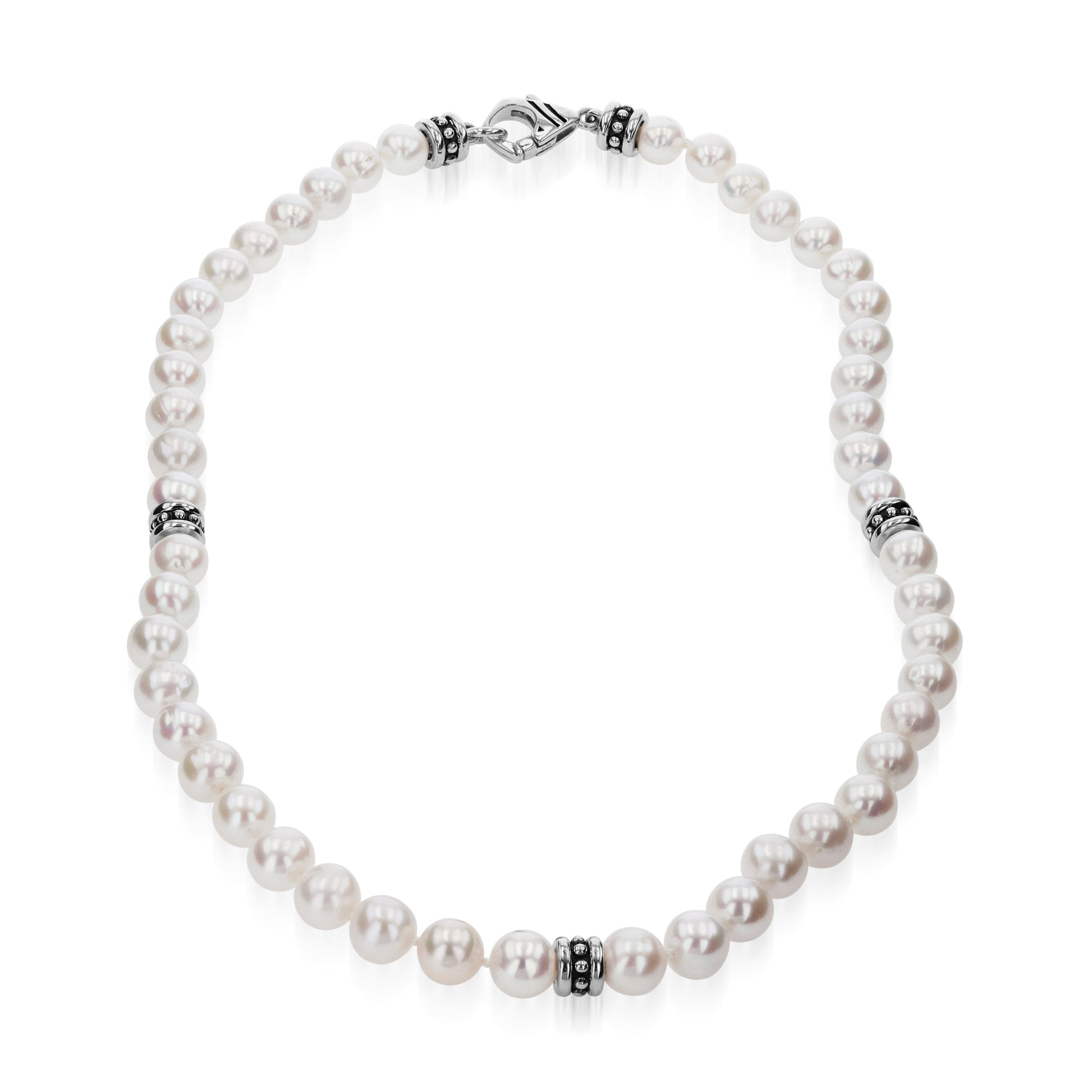 Solar Pearl Necklace 18"