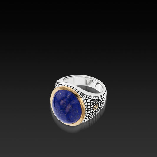 Matrix Lapis Signet Ring