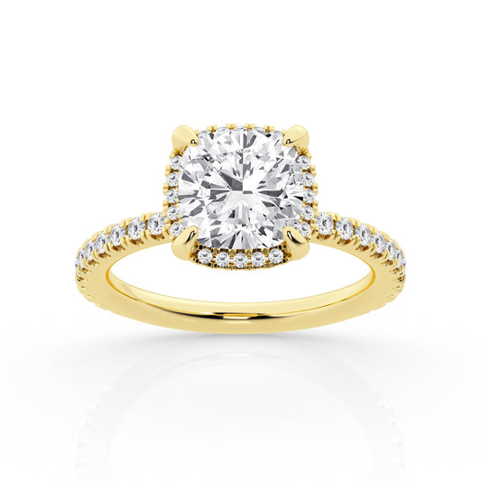 14K White Gold Ring MR-LGD-TXR07020-GW3