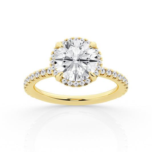 14K White Gold Ring MR-LGD-TXR07021-GW3