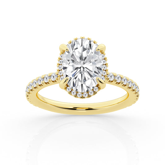 14K White Gold Ring MR-LGD-TXR07022-GW3