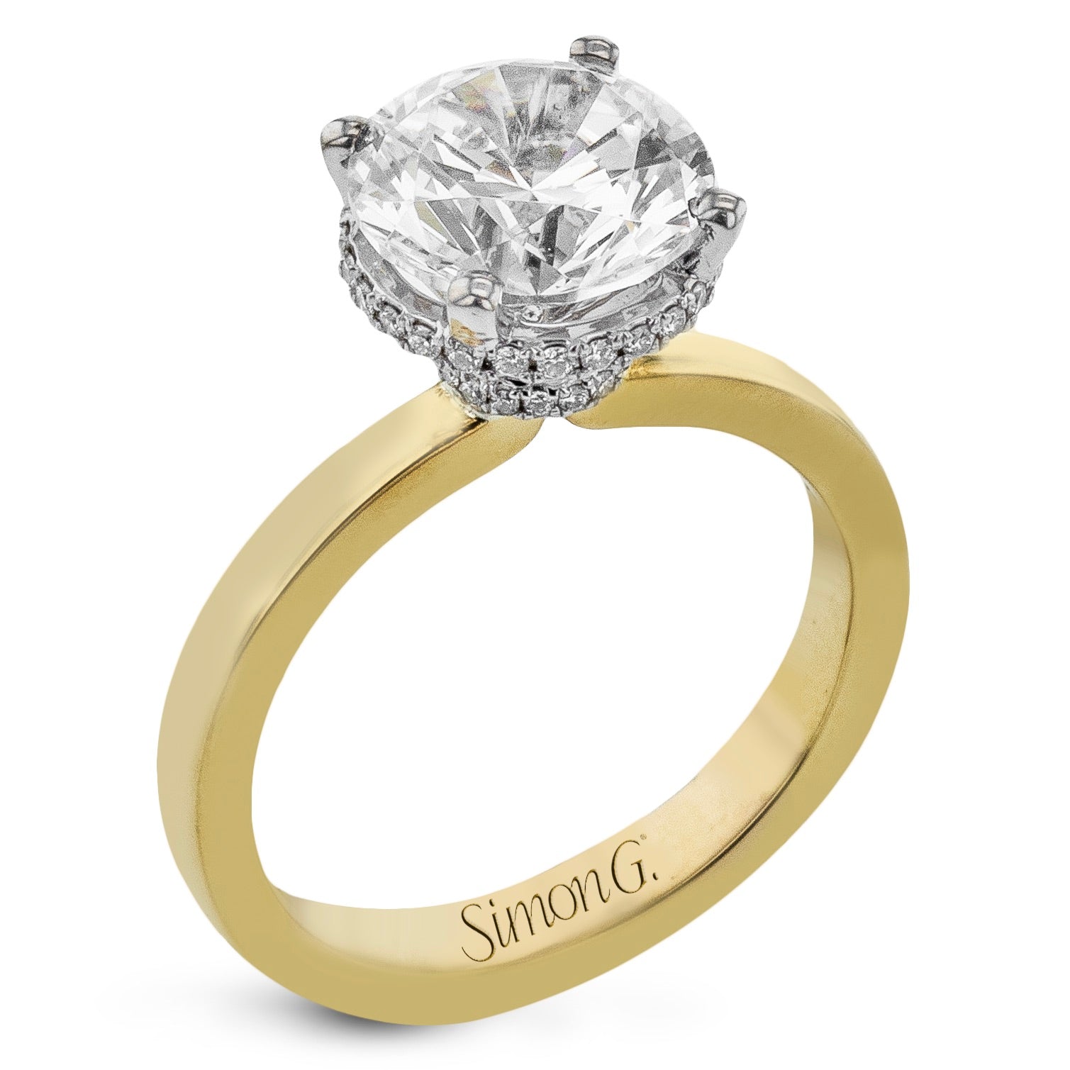 round-cut-hidden-halo-engagement-ring-in-18k-gold-with-diamonds