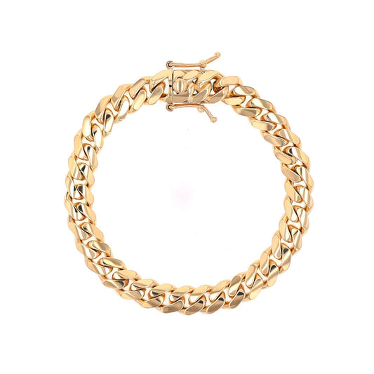 Men's Mr. LOWE 14k Miami Curb Chain Bracelet