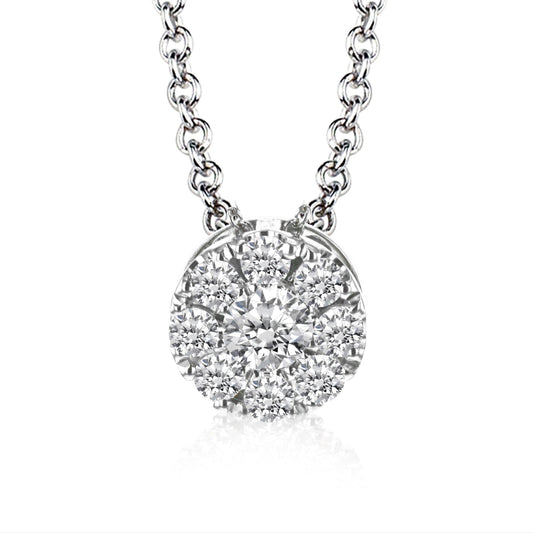 NGP100 Pendant in 14k Gold with Diamonds