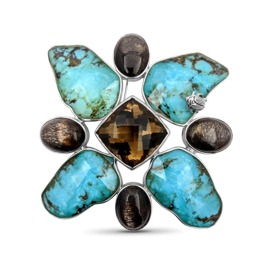 one-of-a-kind-american-turquoise-natural-quartz-sunstone-smoky-quartz-maltes-pin-in-sterling-silver-with-adam