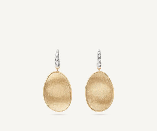 Diamond-studded earrings, small