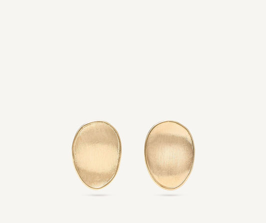 Gold stud earrings, small