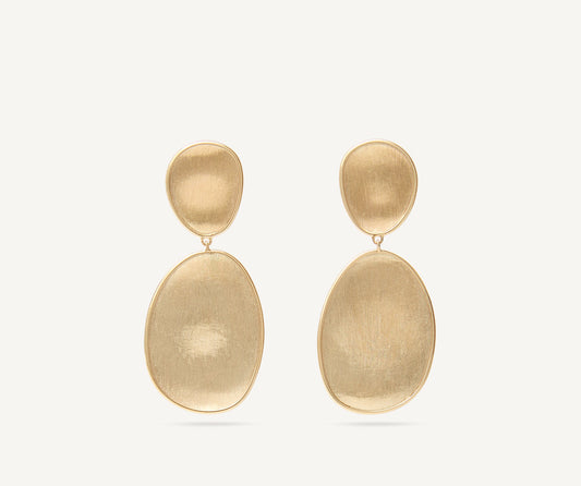 Gold chandelier earrings, medium