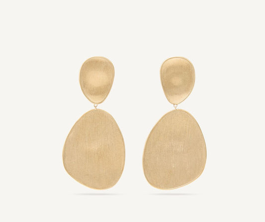 Gold chandelier earrings, large