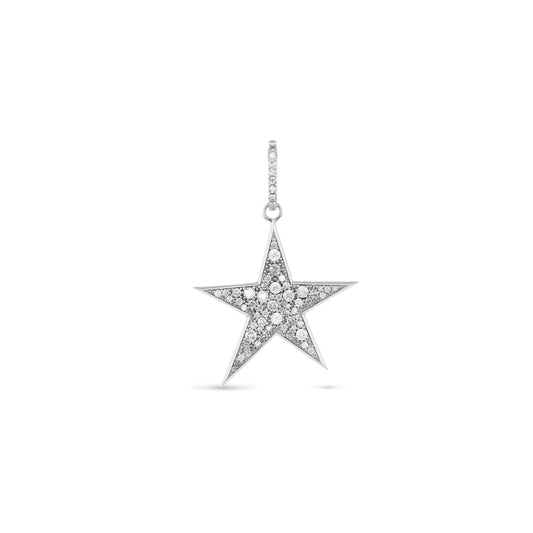 Diamond Cobblestone Star Pendant
