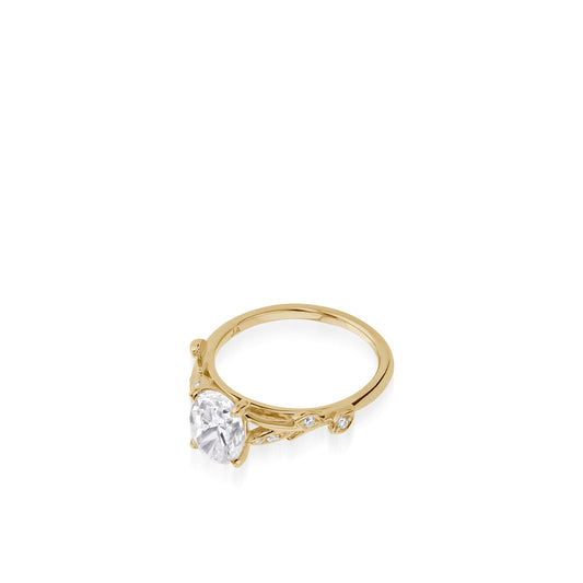 Polly Yellow Gold Engagement Ring
