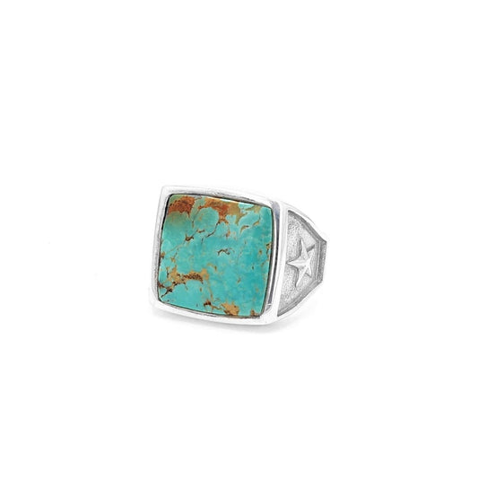 Men's Mr. LOWE Sonoran Turquoise Star Ring