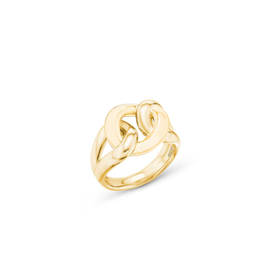 14K Solid Gold Love Knot Ring