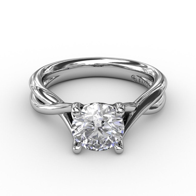 Infinity Solitaire Engagement Ring S3536 - TBird