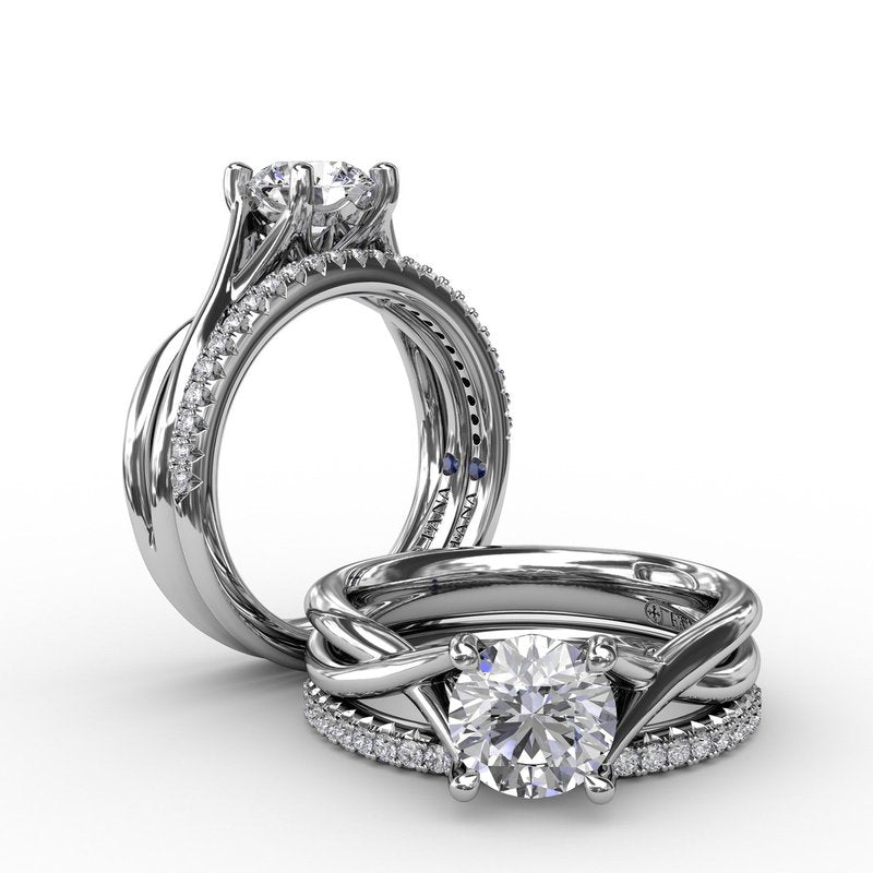 Infinity Solitaire Engagement Ring S3536 - TBird