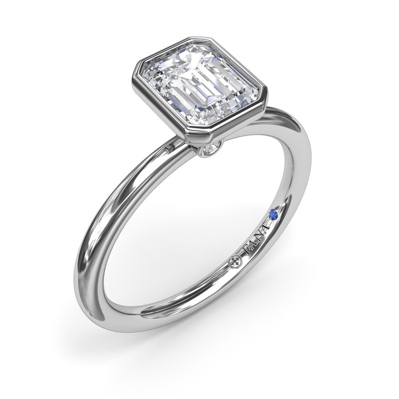 Modest Solitaire Diamond Engagement Ring S4067 - TBird