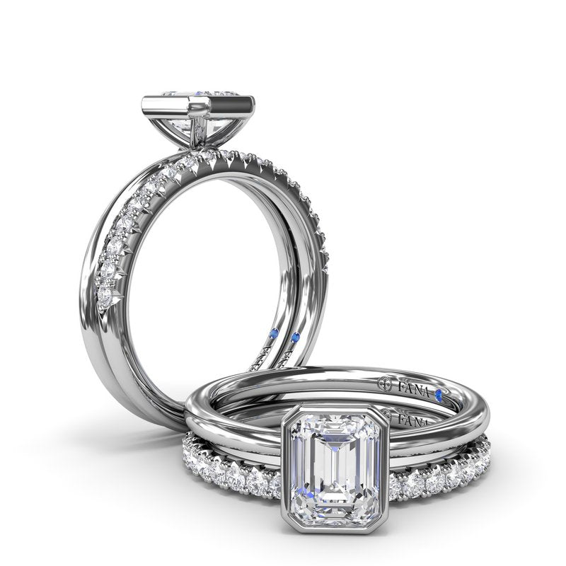 Modest Solitaire Diamond Engagement Ring S4067 - TBird