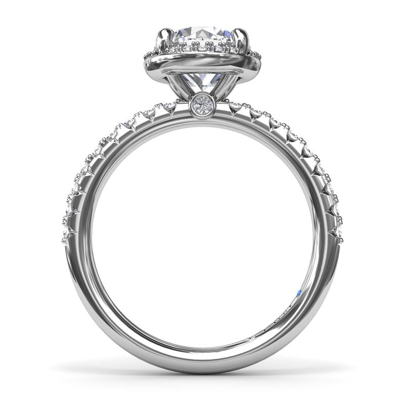 Simply Stunning Diamond Halo Engagement Ring S4095 - TBird