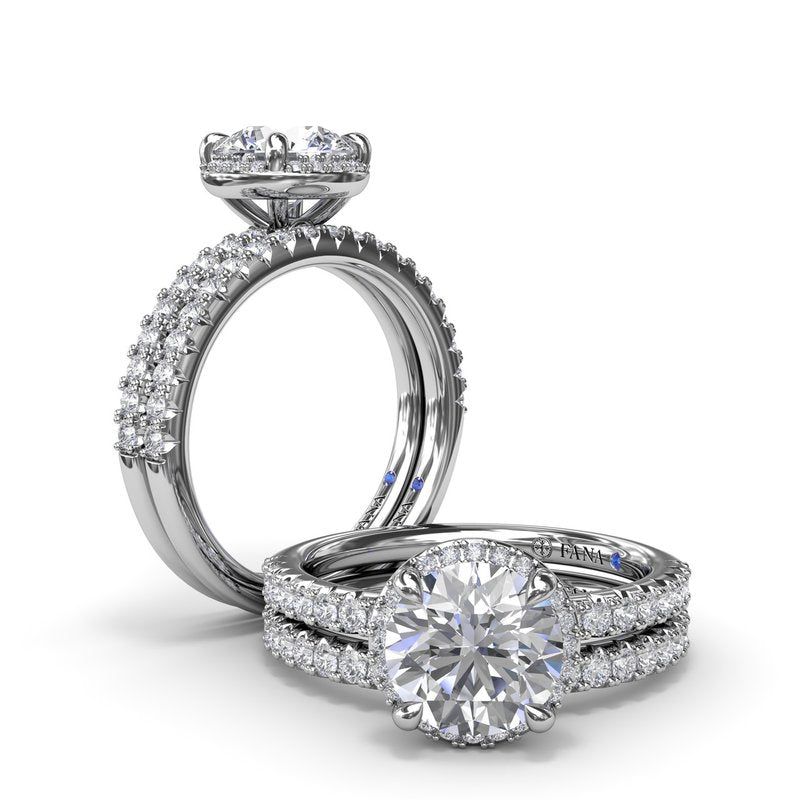 Simply Stunning Diamond Halo Engagement Ring S4095 - TBird