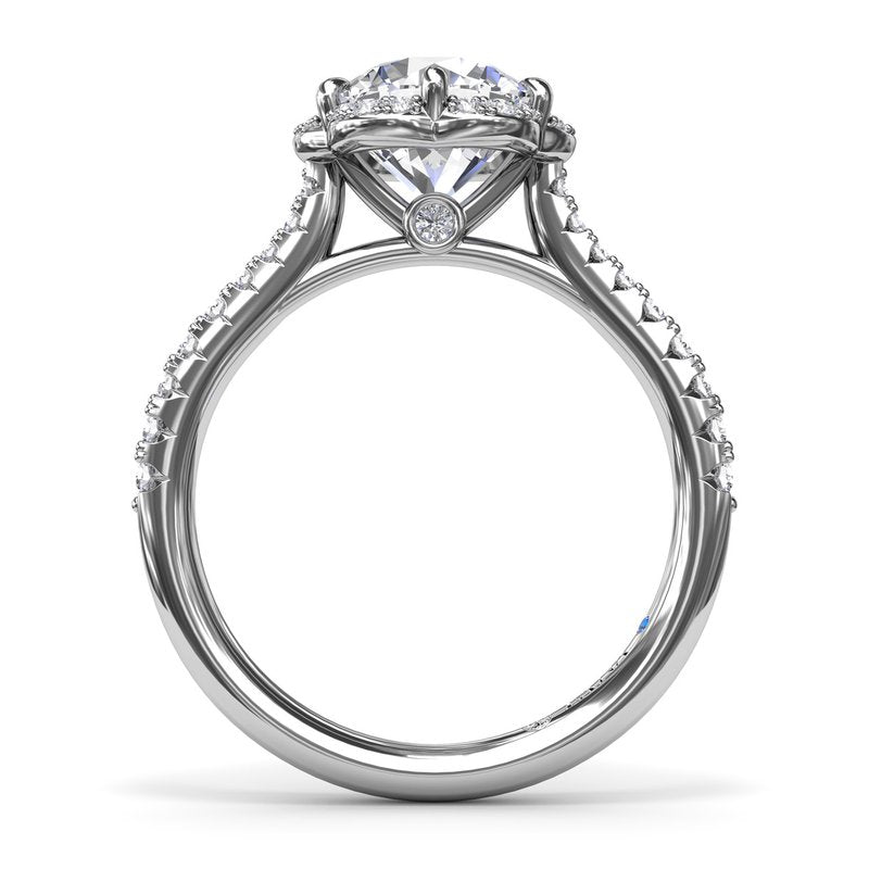 Blossoming Halo Diamond Engagement Ring S4096 - TBird