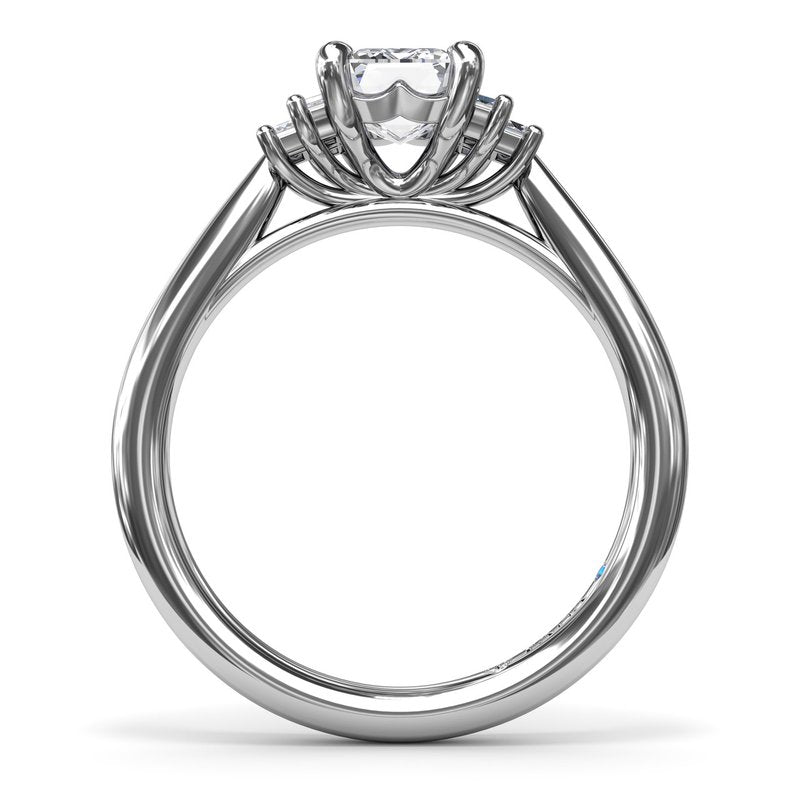 Cluster Diamond Engagement Ring S4119 - TBird