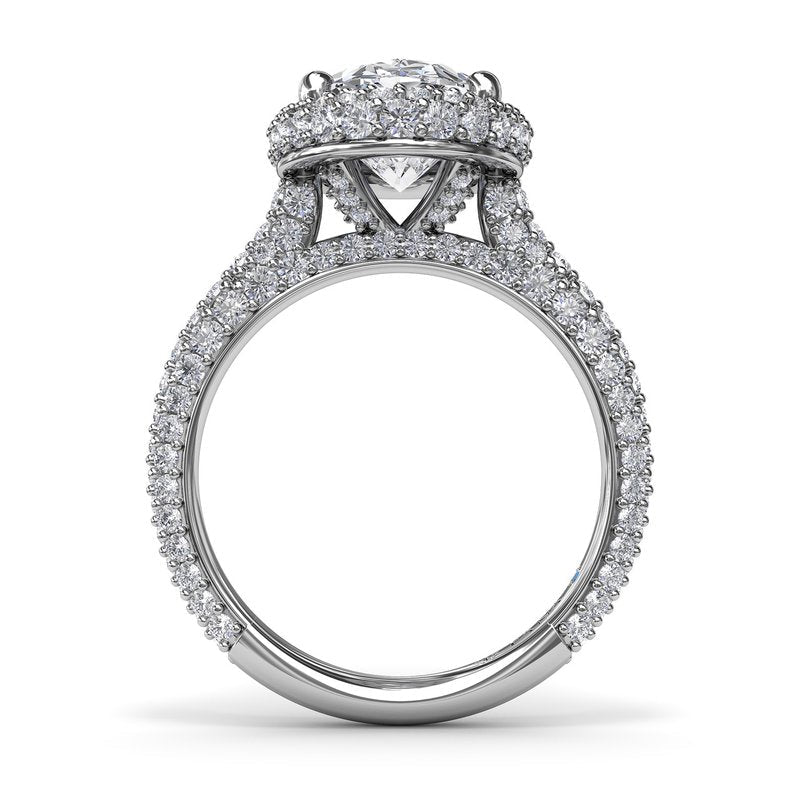 Opulent Halo Diamond Engagement Ring S4159 - TBird