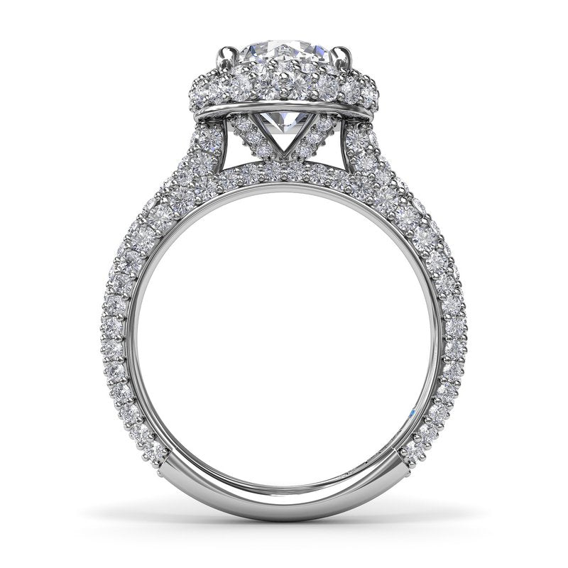 Diamonds Galore Halo Engagement Ring S4160 - TBird