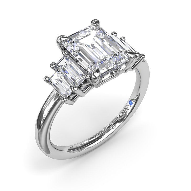 Bold and Beautiful Five Stone Engagement Ring S4176 - TBird