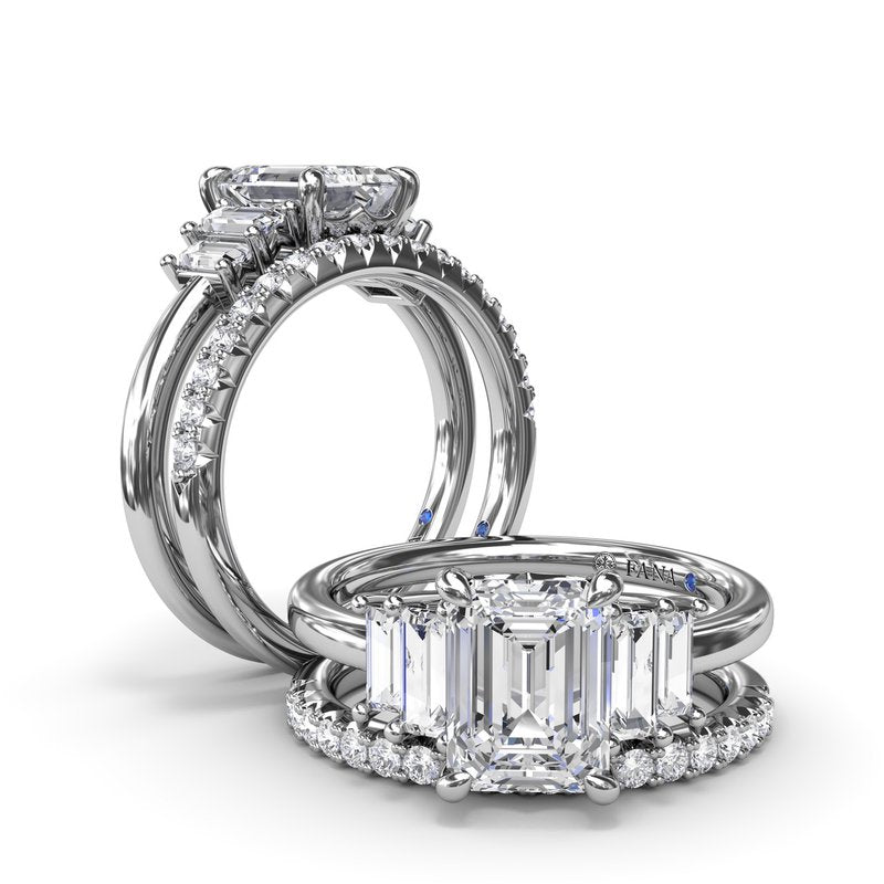 Bold and Beautiful Five Stone Engagement Ring S4176 - TBird