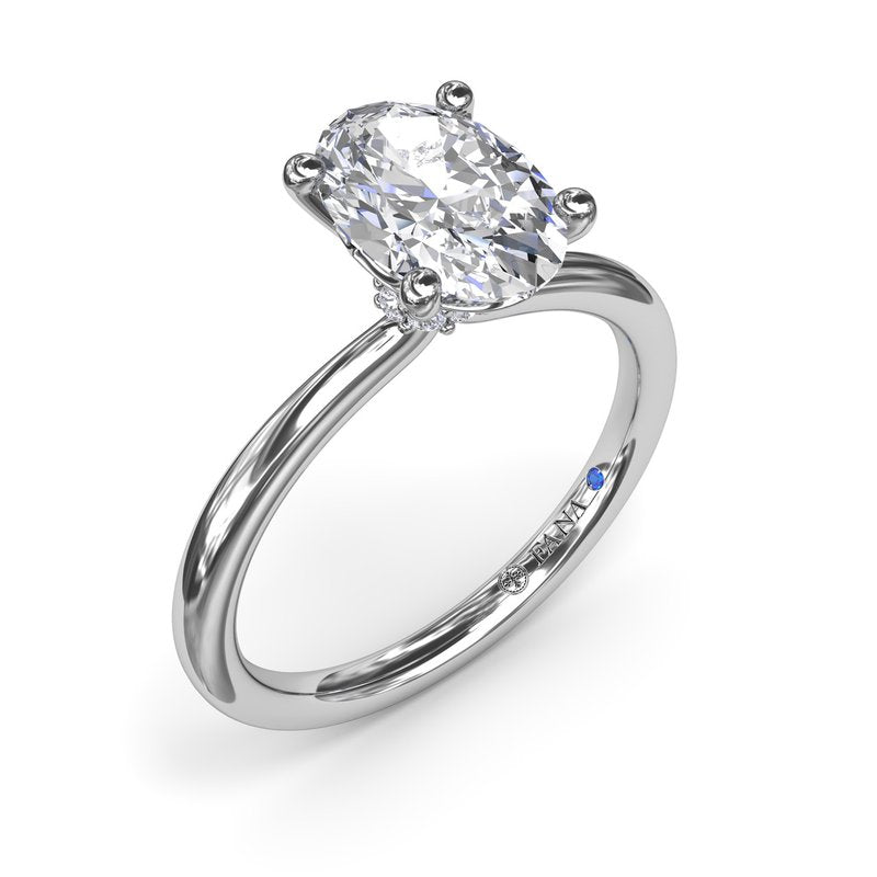 Hidden Halo Engagement Ring S4195 - TBird