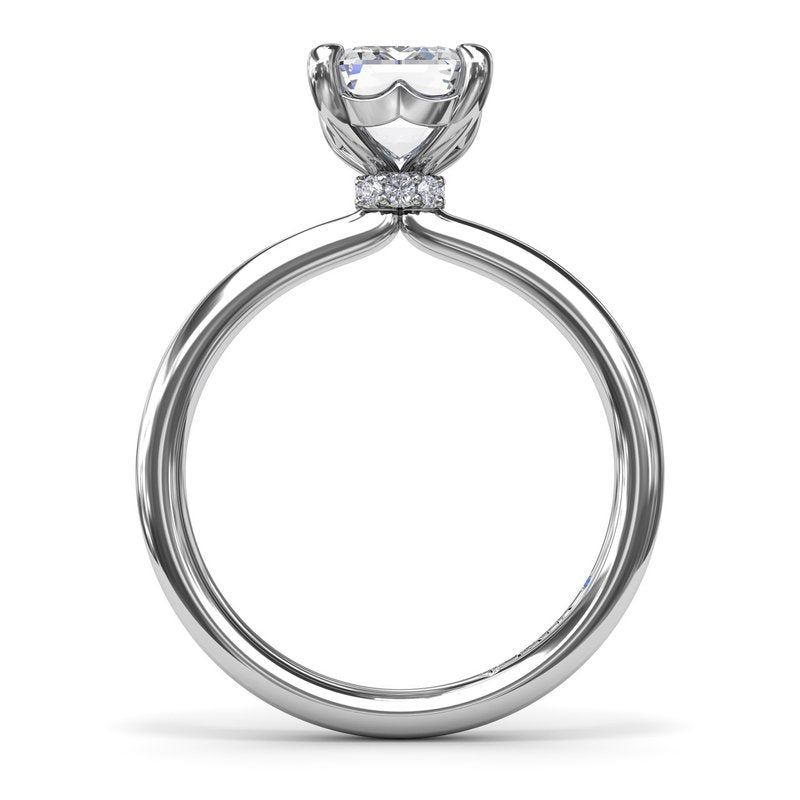 Hidden Halo Diamond Engagement Ring S4196 - TBird