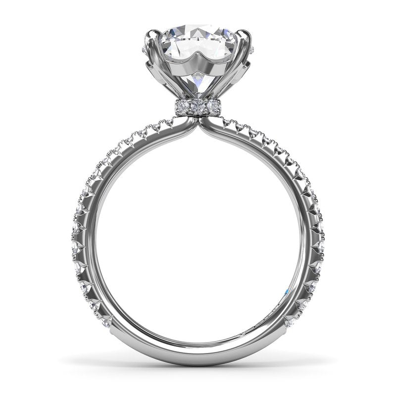 Hidden Halo Diamond Engagement Ring S4213 - TBird