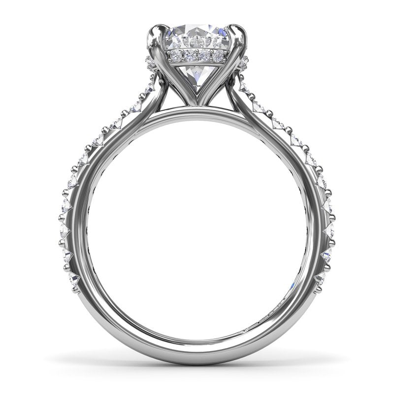 Hidden Halo Diamond Engagement Ring S4237 - TBird