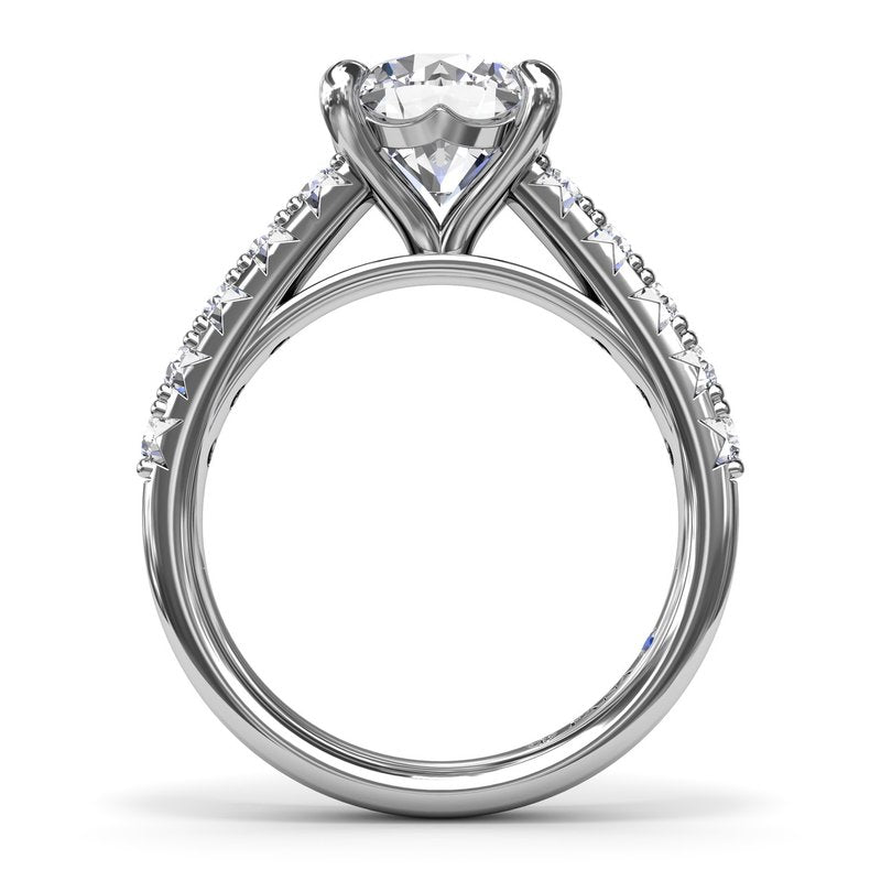 Double Prong Diamond Engagement Ring S4239 - TBird