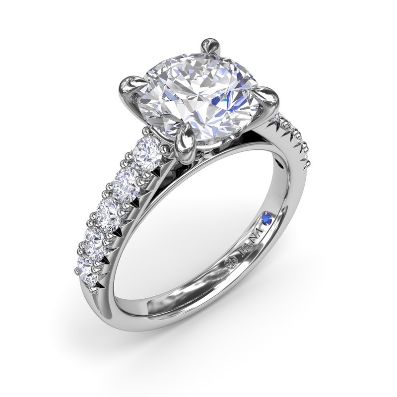 Double Prong Diamond Engagement Ring S4239 - TBird