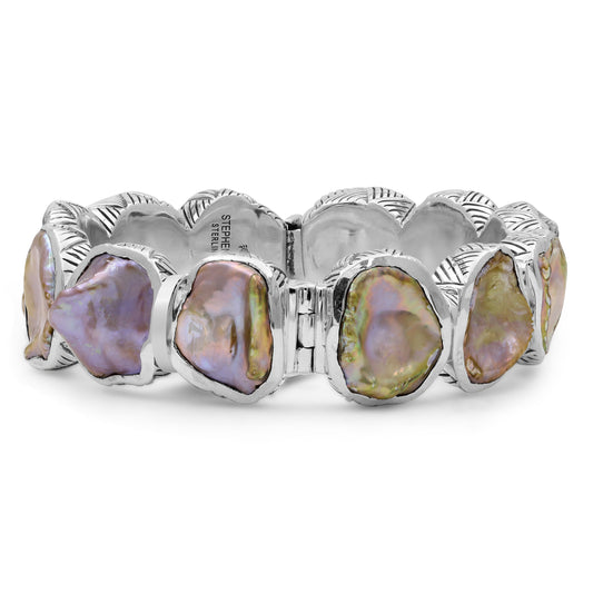 pearlicious-large-natural-coin-pearl-open-and-close-bangle-in-sterling-silver