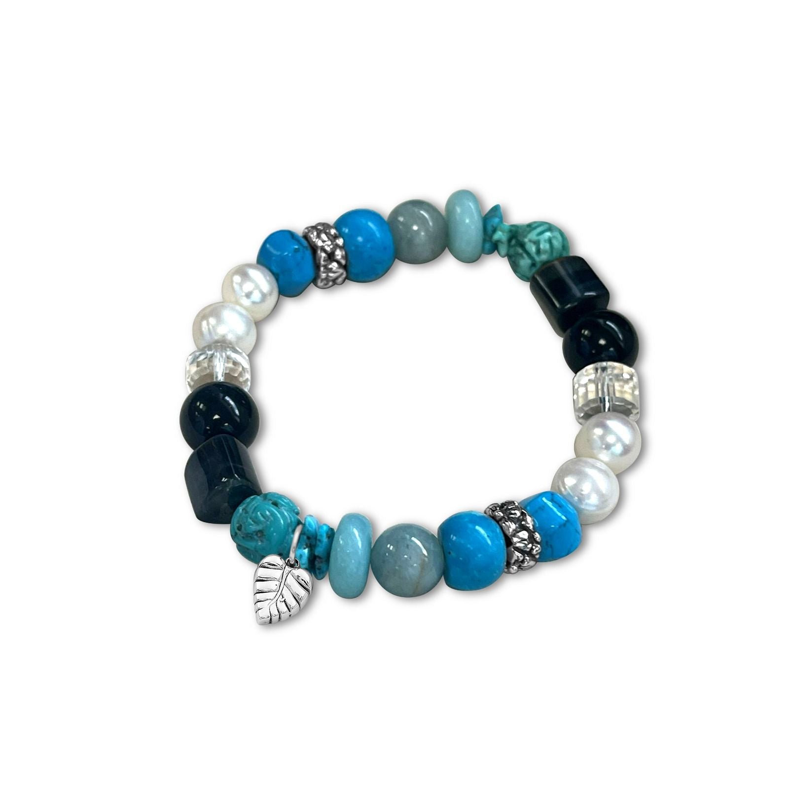 terraquatic-turquoise-aquamarine-aventurine-tiger-eye-onyx-natural-quartz-pearl-and-magnesite-slip-on-bracelet-in-sterling-silver