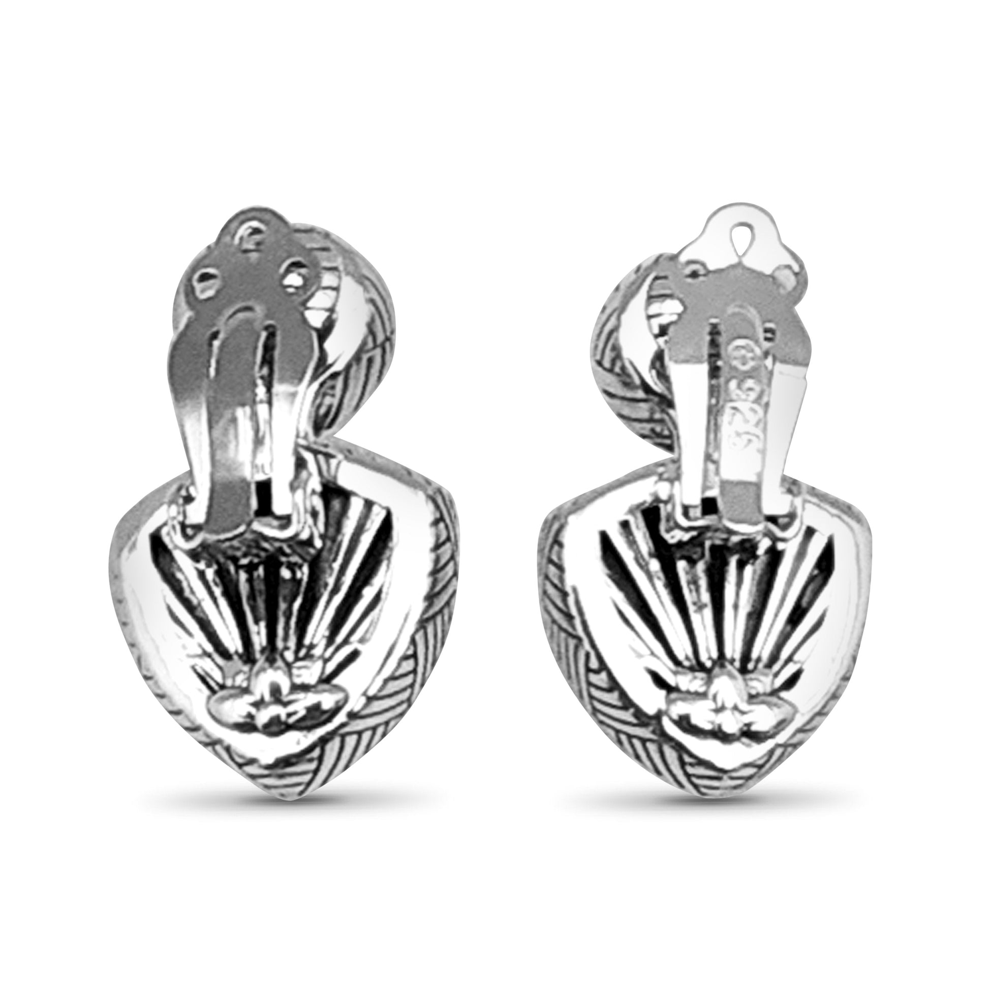 carventurous-golden-pearl-and-hand-carved-smoky-quartz-clip-earrings-in-sterling-silver