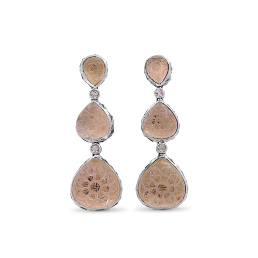 carventurous-hand-carved-natural-quartz-and-morganite-earrings-in-sterling-silver